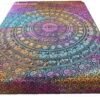 Manta o Tapiz Mandala con Elefantes - Dokavari Chile