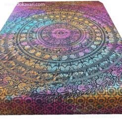 Manta o Tapiz Mandala con Elefantes - Dokavari Chile