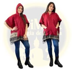 12 Ponchos lana invierno colores surtidos mayorista - Imagen 15