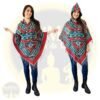 12 Ponchos lana invierno colores surtidos mayorista - Dokavari Chile