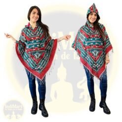 12 Ponchos lana invierno colores surtidos mayorista - Imagen 8