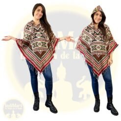 12 Ponchos lana invierno colores surtidos mayorista - Imagen 7