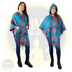 12 Ponchos lana invierno colores surtidos mayorista - Imagen 6