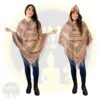 12 Ponchos lana invierno colores surtidos mayorista - Dokavari Chile