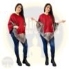 12 Ponchos lana invierno colores surtidos mayorista - Dokavari Chile