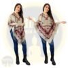 12 Ponchos lana invierno colores surtidos mayorista - Dokavari Chile