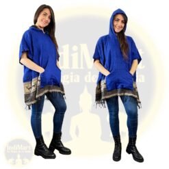 12 Ponchos lana invierno colores surtidos mayorista - Imagen 13