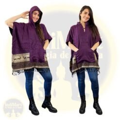 12 Ponchos lana invierno colores surtidos mayorista - Imagen 12