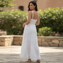 Alternative view of Vestido Broderie Blanco