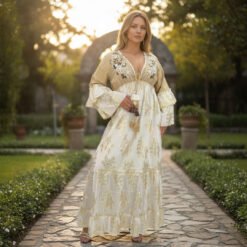 Vestido Boho Chic 100% Algodón