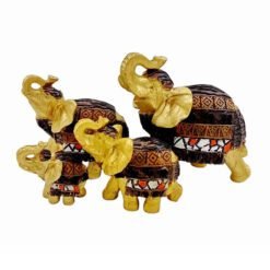 Elefantes Familia 4pcs. De La Suerte