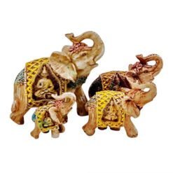Elefantes Familia 4pcs. De La Suerte