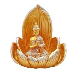 Figuras de Budha Meditación en Flor loto