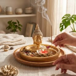 Figuras de Budha con Porta Vela+ P. Incienso