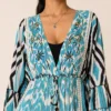 Vestido Boho Chic hippie Mangas 3/4 - Imagen 4