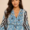 Vestido Boho Chic hippie Mangas 3/4 - Imagen 3