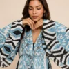 Vestido Boho Chic hippie Mangas 3/4 - Imagen 2