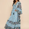 Vestido Boho Chic hippie Mangas 3/4 - Imagen 5