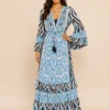 Vestido Boho Chic hippie Mangas 3/4 - Imagen 6