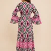 Vestido Boho Chic hippie Mangas 3/4 - Imagen 6