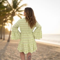 Alternative view of Vestido Corto Manga Mariposa