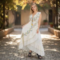 Vestido Blanco 100% Algodón