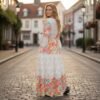 Vestido Boho Hippie con Mangas - Dokavari Chile