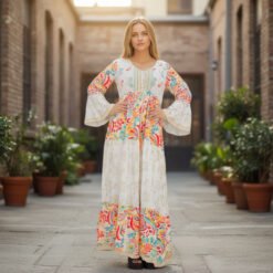 Vestido Boho Hippie con Mangas