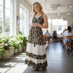 Vestido Lurex Negro