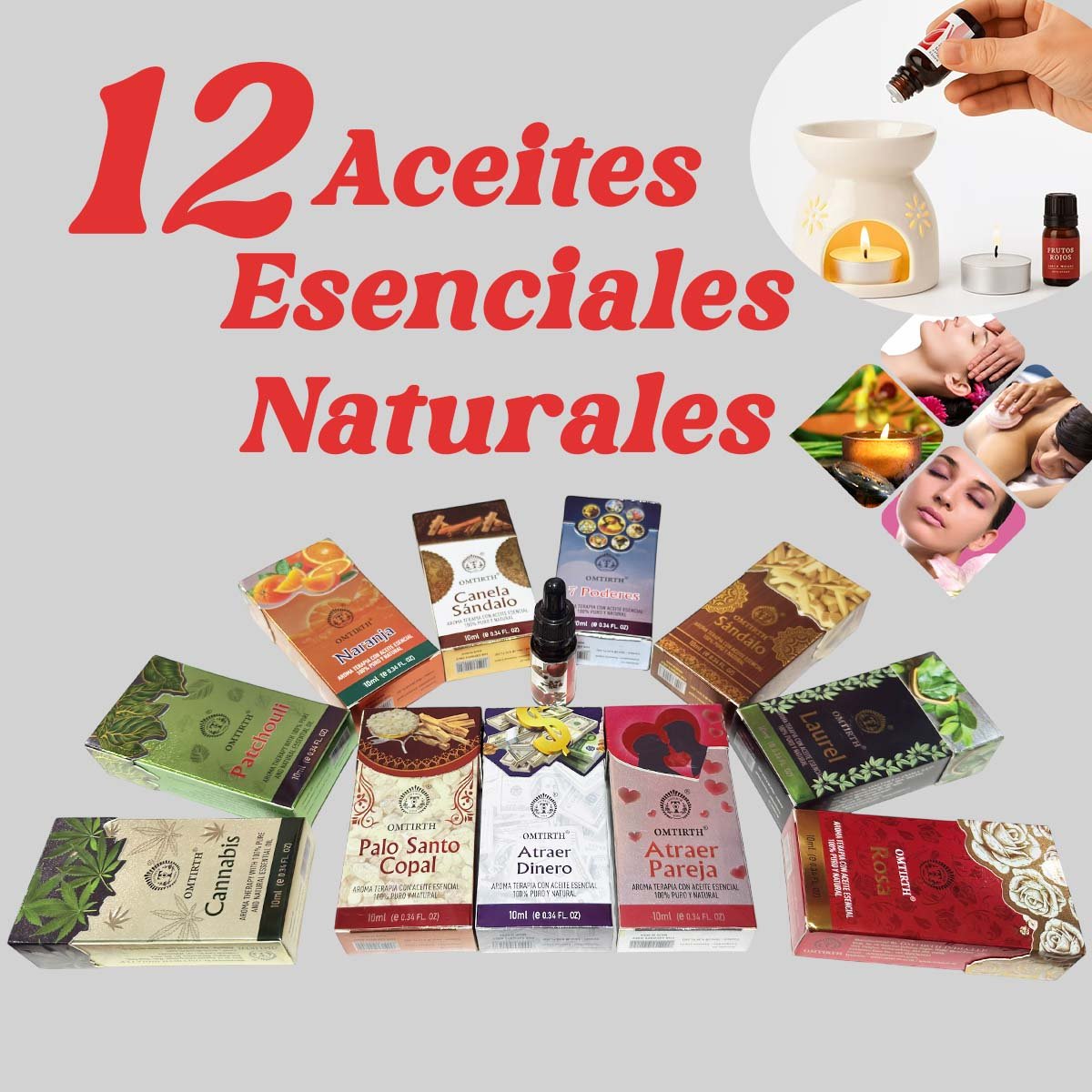 12 Aceites Esenciales Naturales