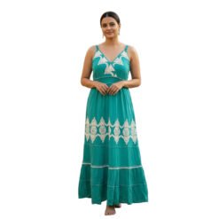Vestido Lurex Verde