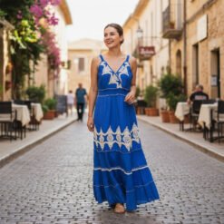 Alternative view of Vestido Lurex Viscosa