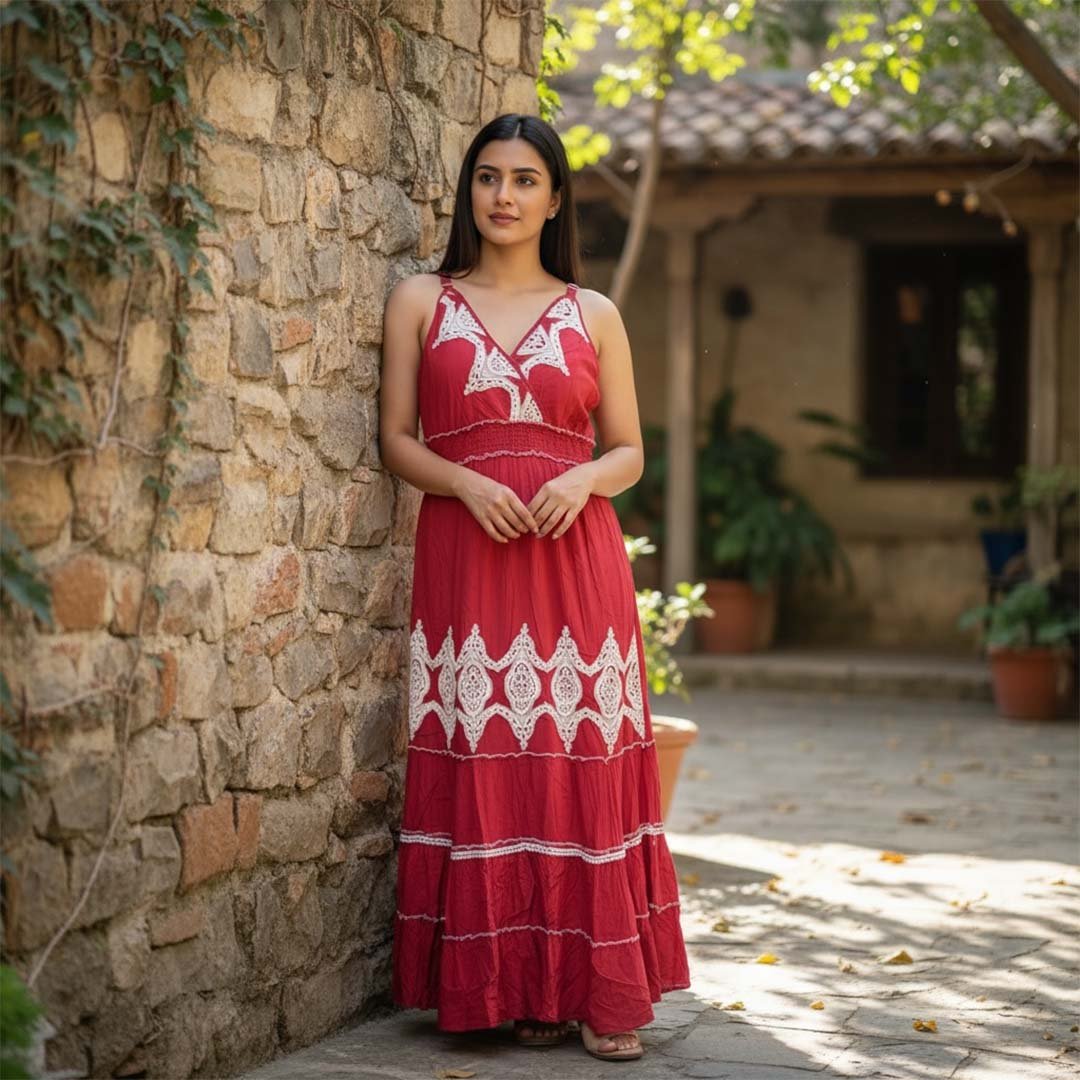 Vestido Lurex Tirante