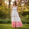Vestido Tirante Rosa