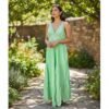 Vestido Lurex Verde Tirante - Dokavari Chile