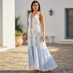Vestido Lurex Largo