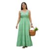 Vestido Verde Tirante
