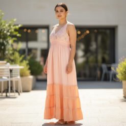 Alternative view of Vestido Rosa Algodon