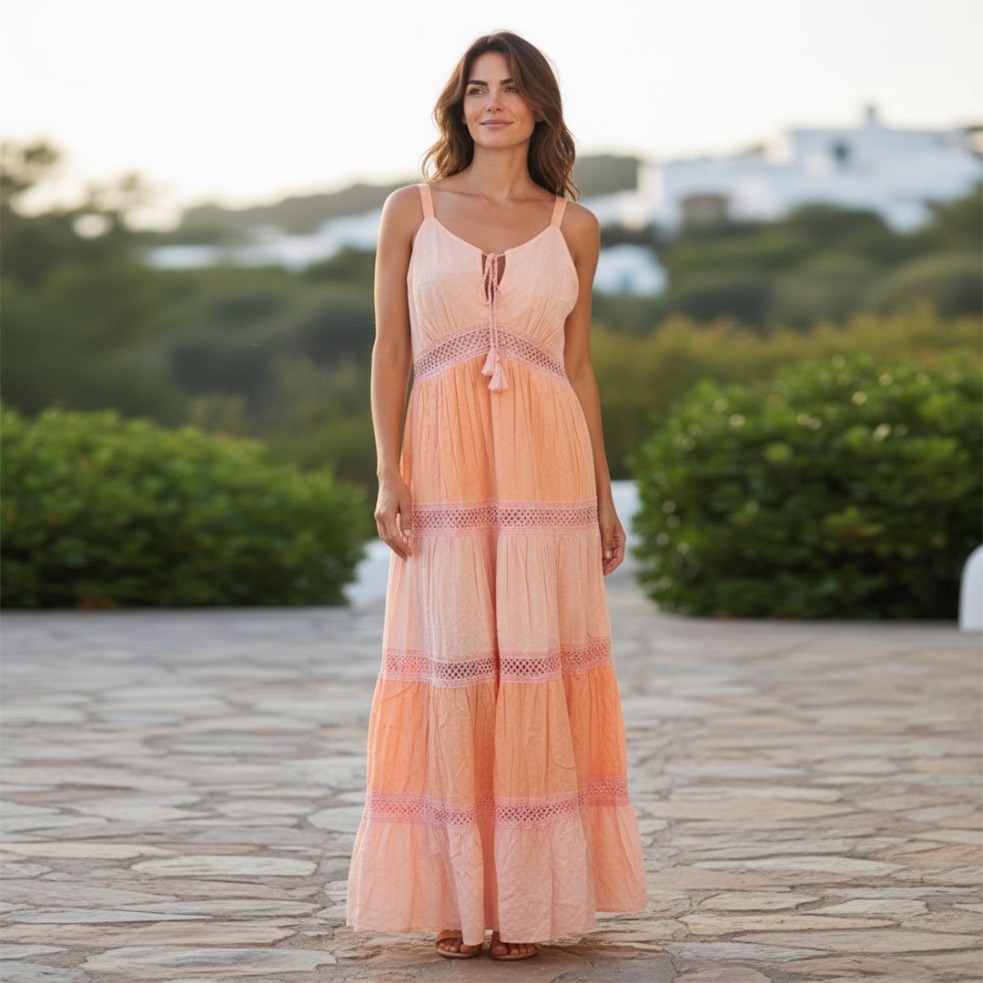 Vestido Lurex Rosa - Dokavari Chile