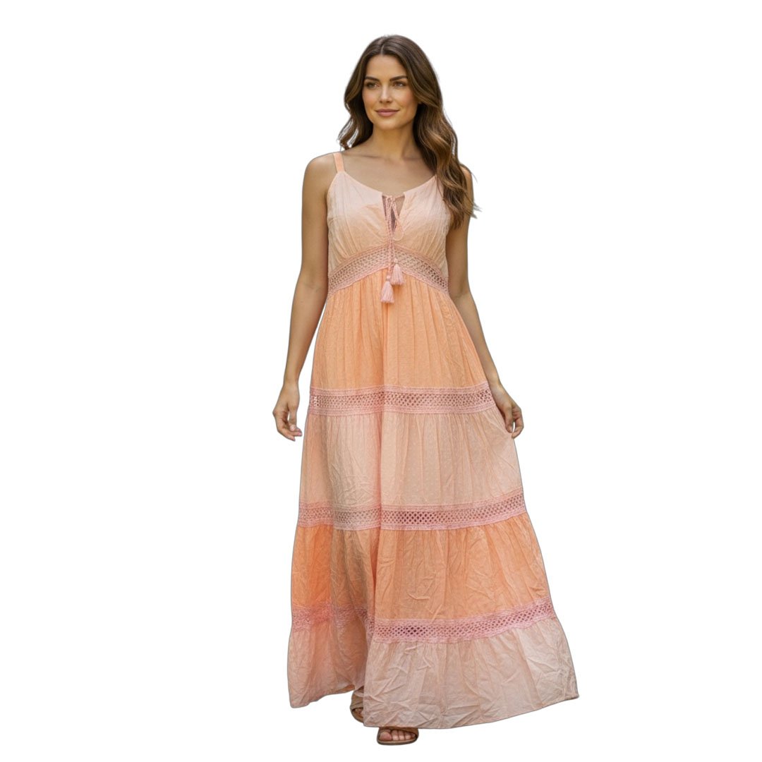 Vestido Lurex Rosa Dokavari Chile