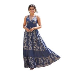 Vestido Tirante Azul