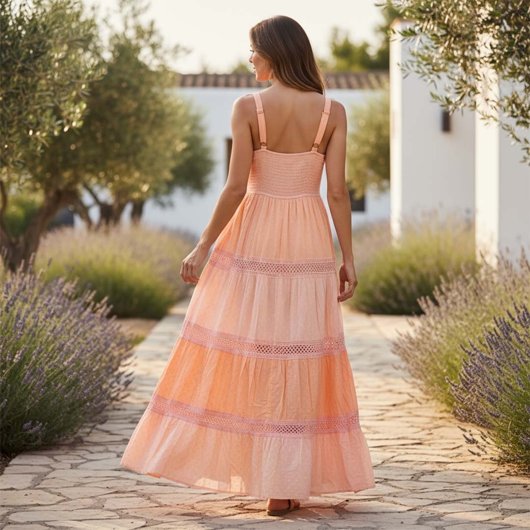 Vestido Lurex Rosa - Dokavari Chile