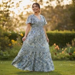 Vestido Seda Largo