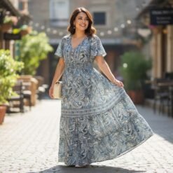 Alternative view of Vestido Seda Largo