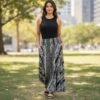 Pantalon Palazzo Seda negro Dokavari Chile