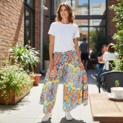Pantalon Palazzo Seda