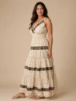 vestido largo 100% Algodón