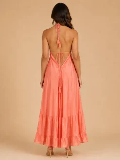 Alternative view of Vestido Maxi Boho de Espalda Abierta