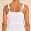 Vestido Blanco Largo Boho de Algodón con Encaje - Imagen 7