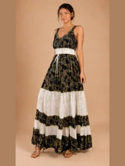 Vestido Lurex Negro